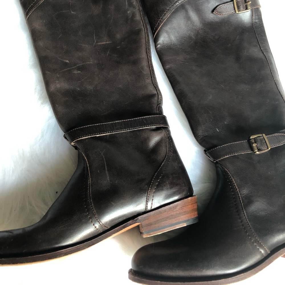 Frye Leather Riding Boots - Picture 2 of 7